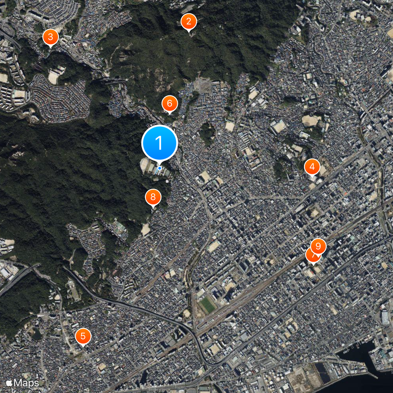 Suma Gakuen Junior and Senior High School Map