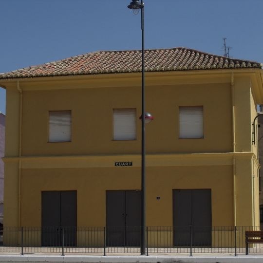Former train station in Quart de Poblet