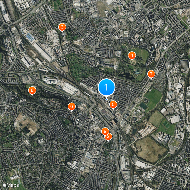 Staffordshire University Map