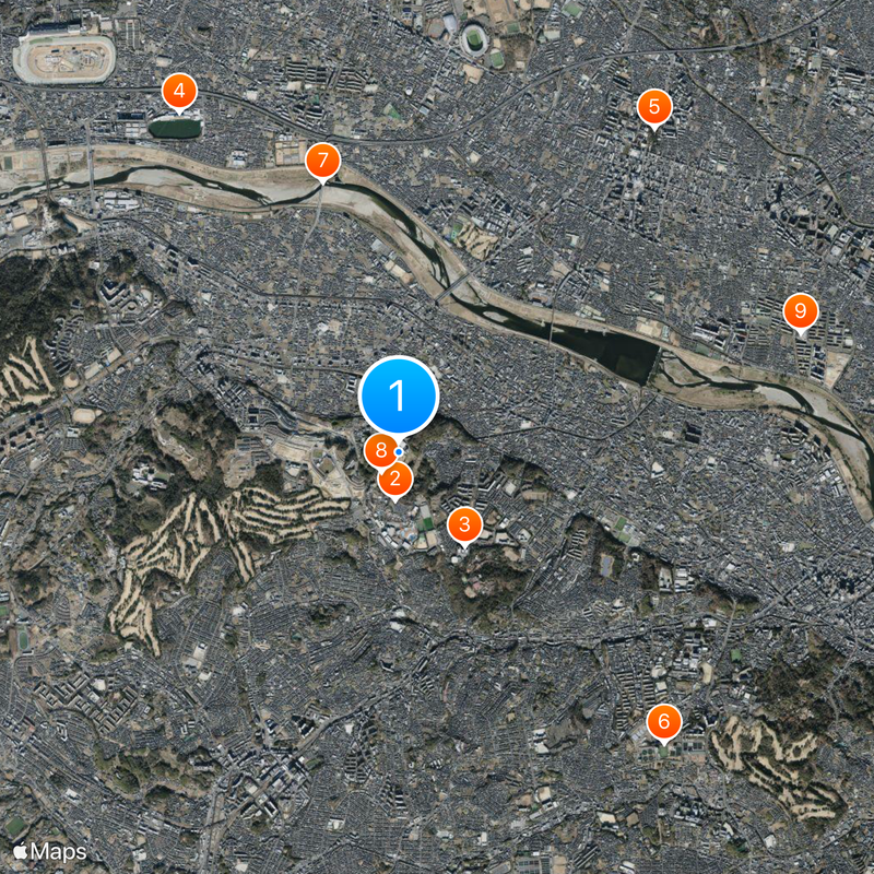 Yomiuri Giants Stadium Mapa