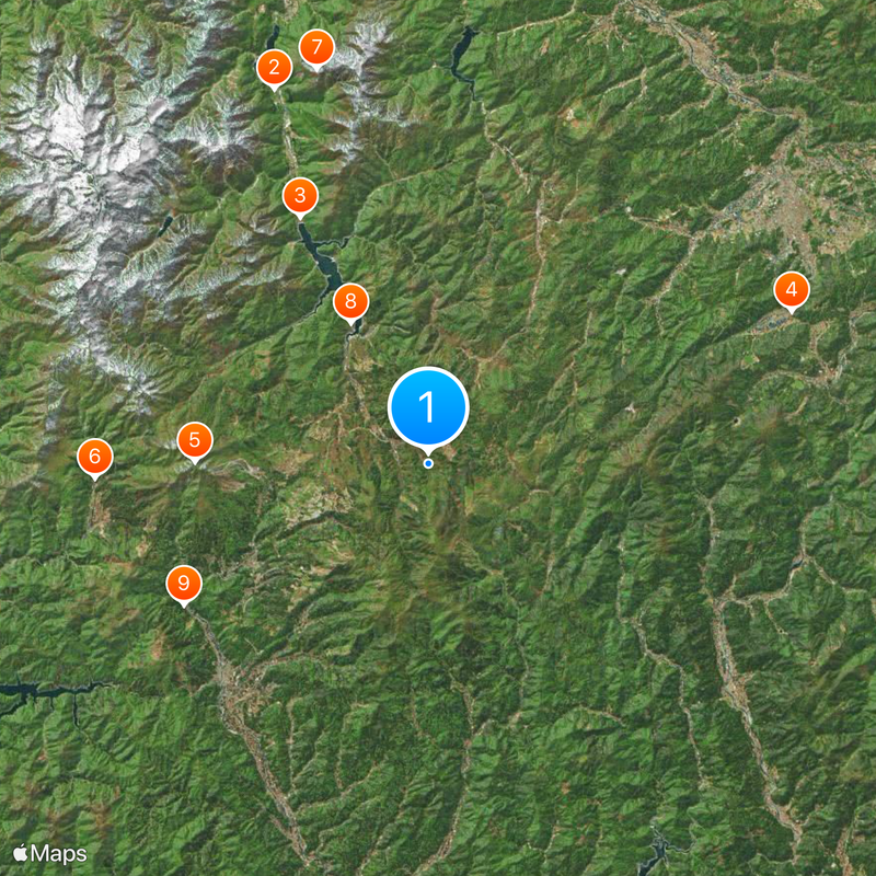 Japanese Alps Map