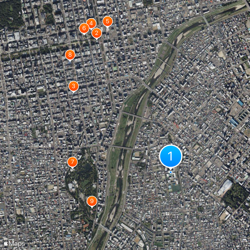Hokkai-Gakuen University Map