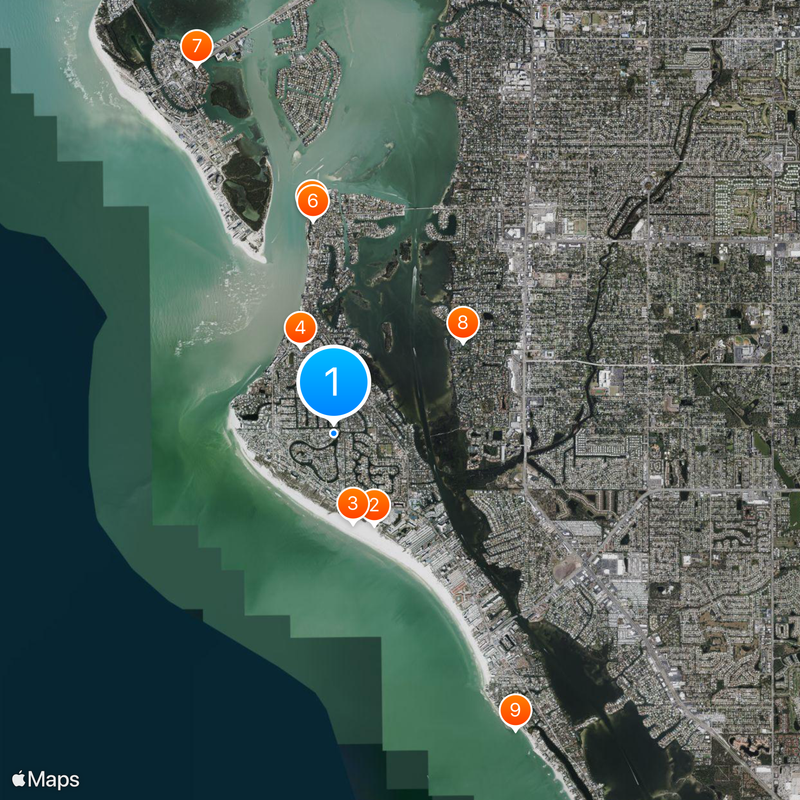 Siesta Key Map