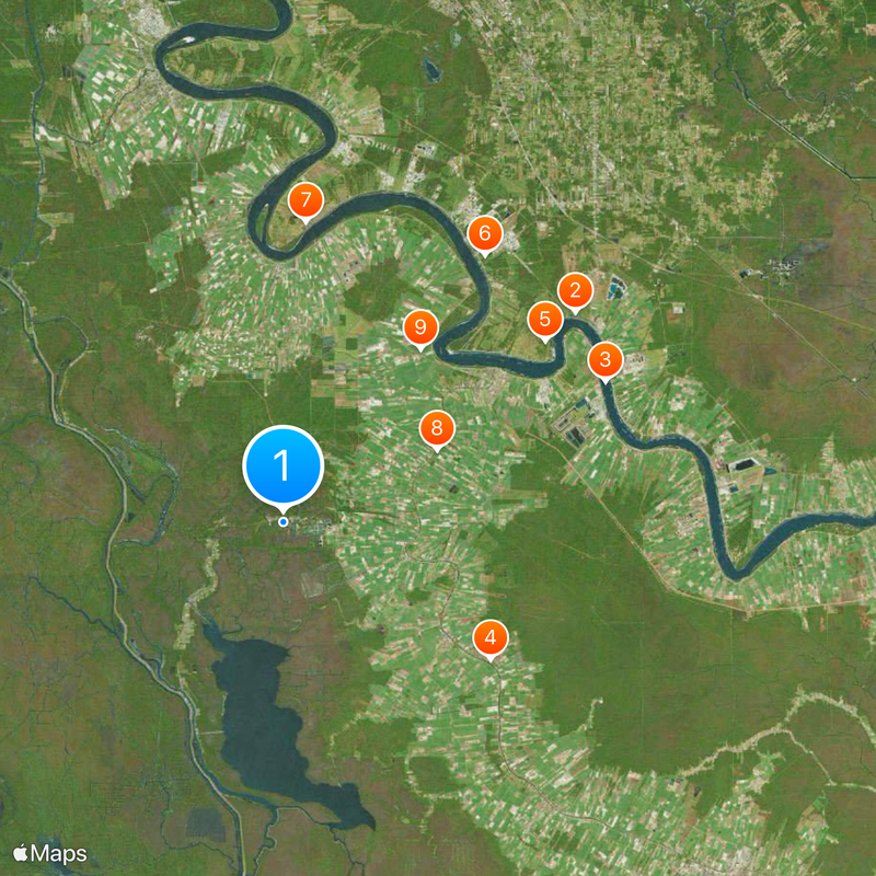 Doline de Bayou Corne Carte