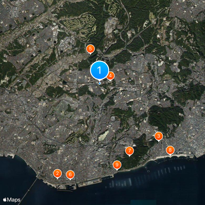 Kobe Sports Park Baseball Stadium Map