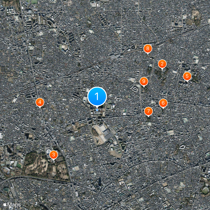 Tokyo University of Agriculture Map