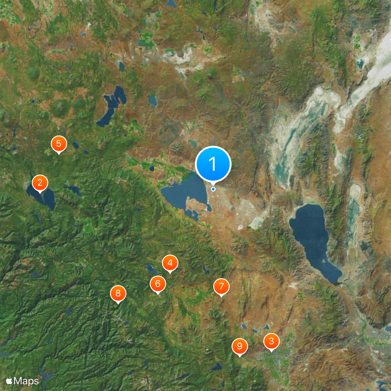 Sierra Army Depot Map