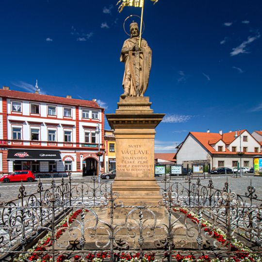 Statue of Saint Wenceslaus in Stará Boleslav