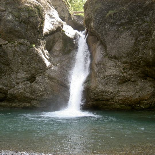 Oberes Weißachtal mit Lanzen-, Katzen- und Mittelbach