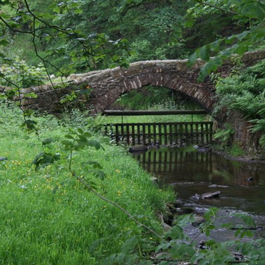 Brooks Farm packhorse bridge