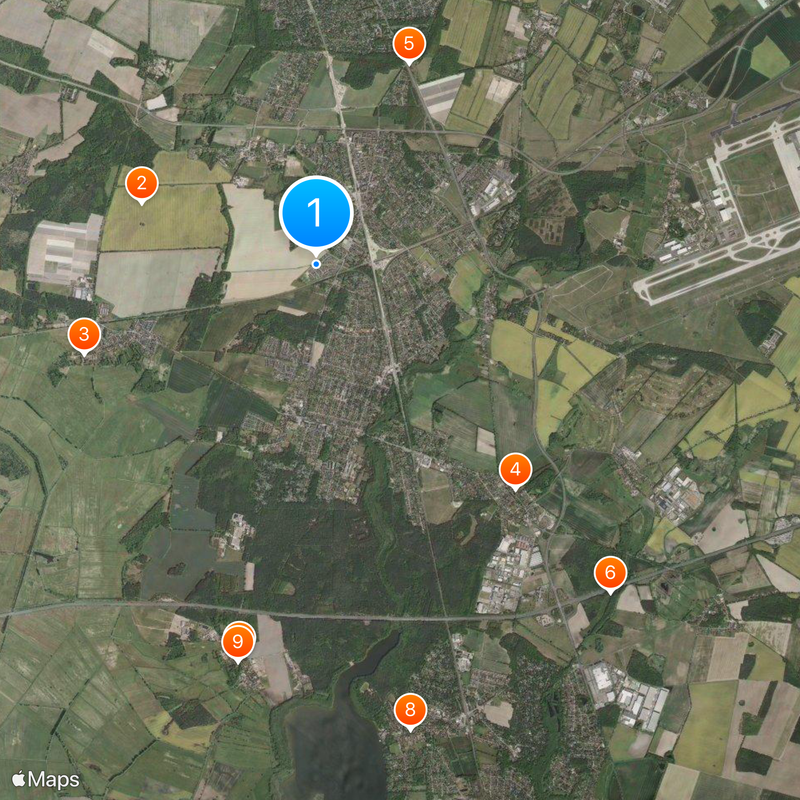 Blankenfelde-Mahlow Kaart