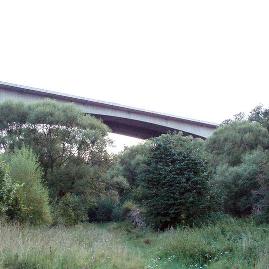 Most dálnice D5 přes Úhlavku u Kladrub