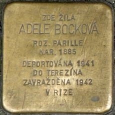 Stolperstein dedicated to Adele Bocková