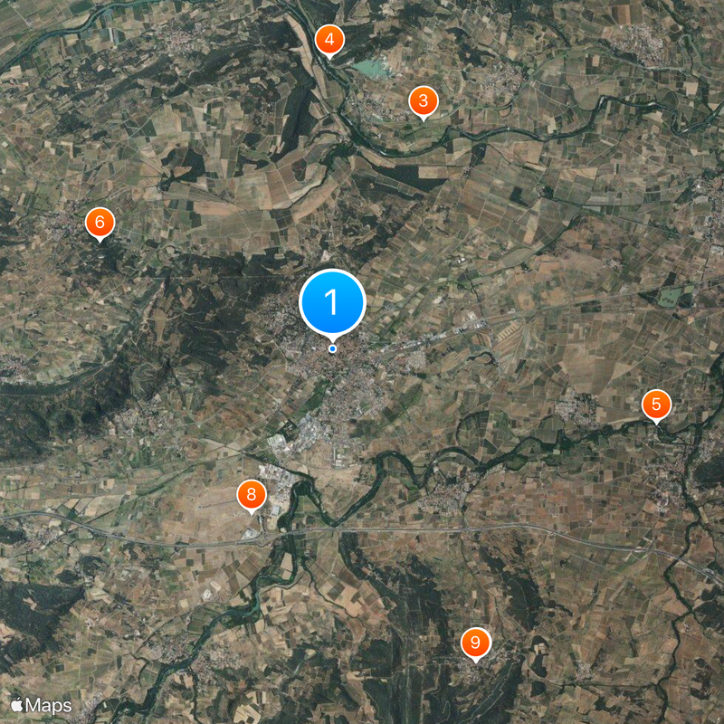 Lézignan-Corbières Map