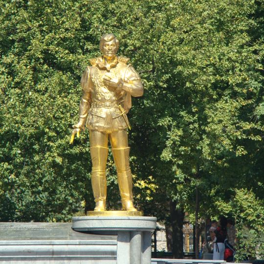 Solovyanenko monument in Donetsk