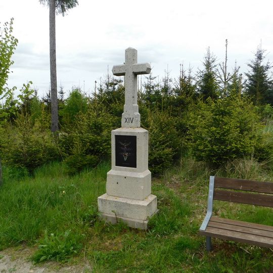 14. zastavení křížové cesty ve Stonařově