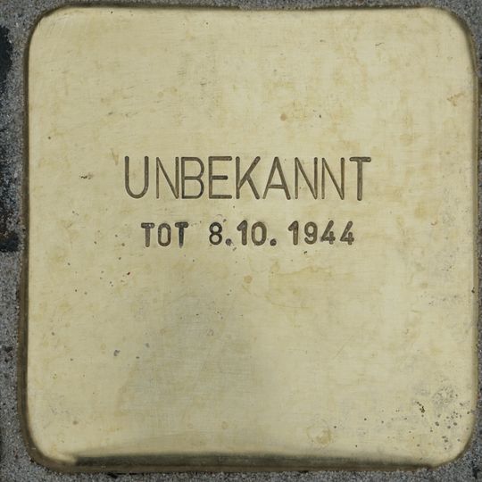 Stolperstein für Unbekannt