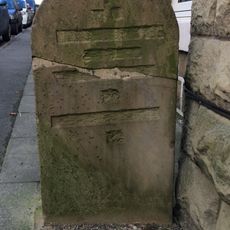 Milestone, Market Street Edenfield; by No. 18