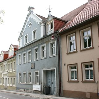 Maßmann-Haus, Ackerbürgerhaus in geschlossener Bebauung Berliner Straße 21