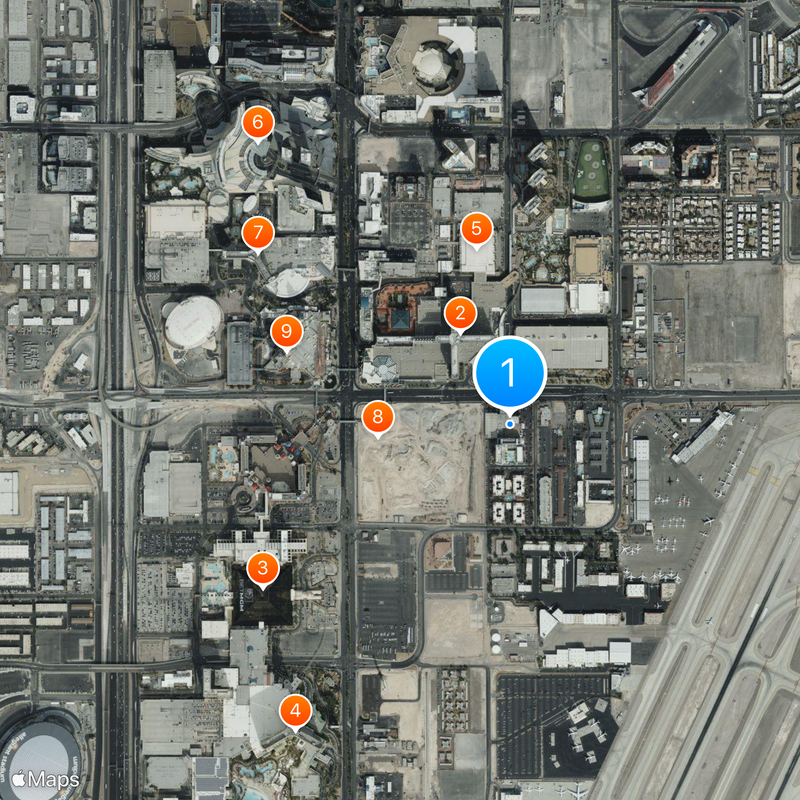 Hooters Casino Hotel Karte