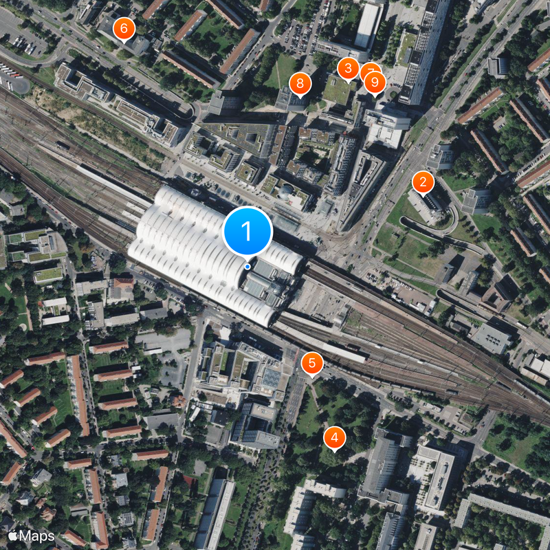 Dresden Central Station Map