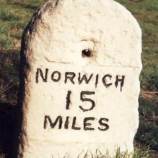Milestone, Watton Road, opp. New Cottage,