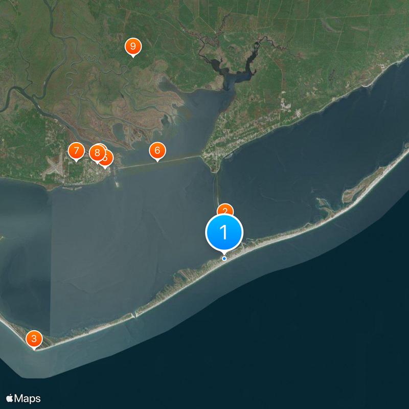 St. George Island Map
