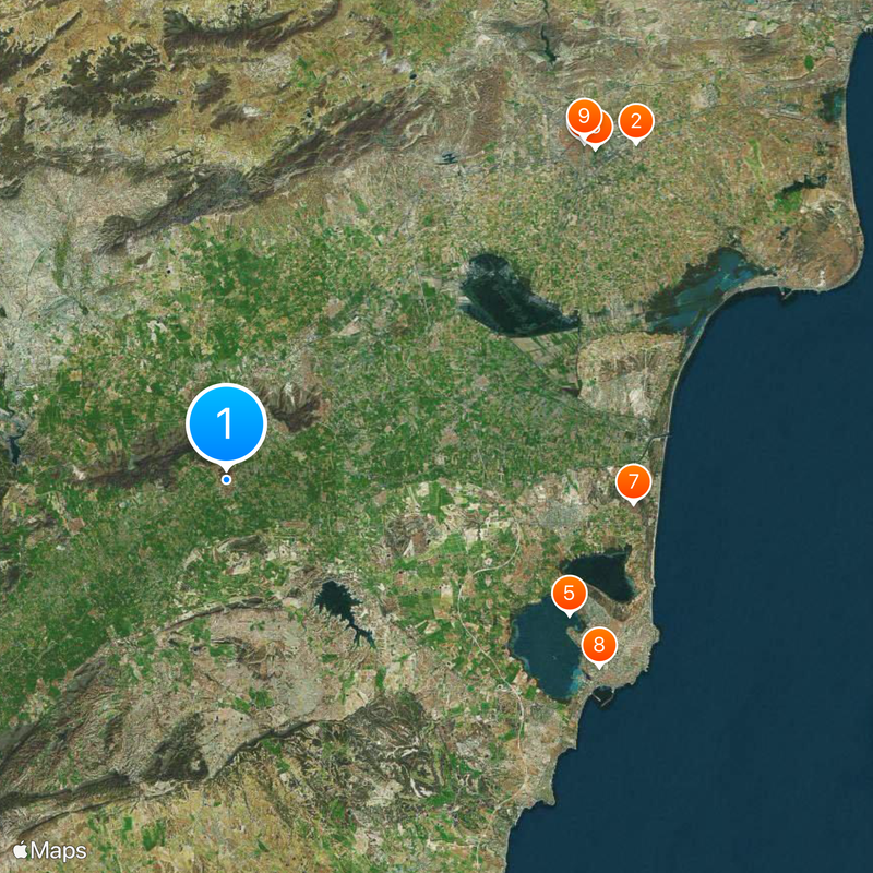 Vega Baja del Segura Map