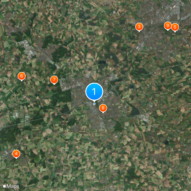 Rheda-Wiedenbrück Karte