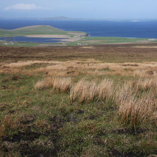Crannóg im Loch of Wasbister