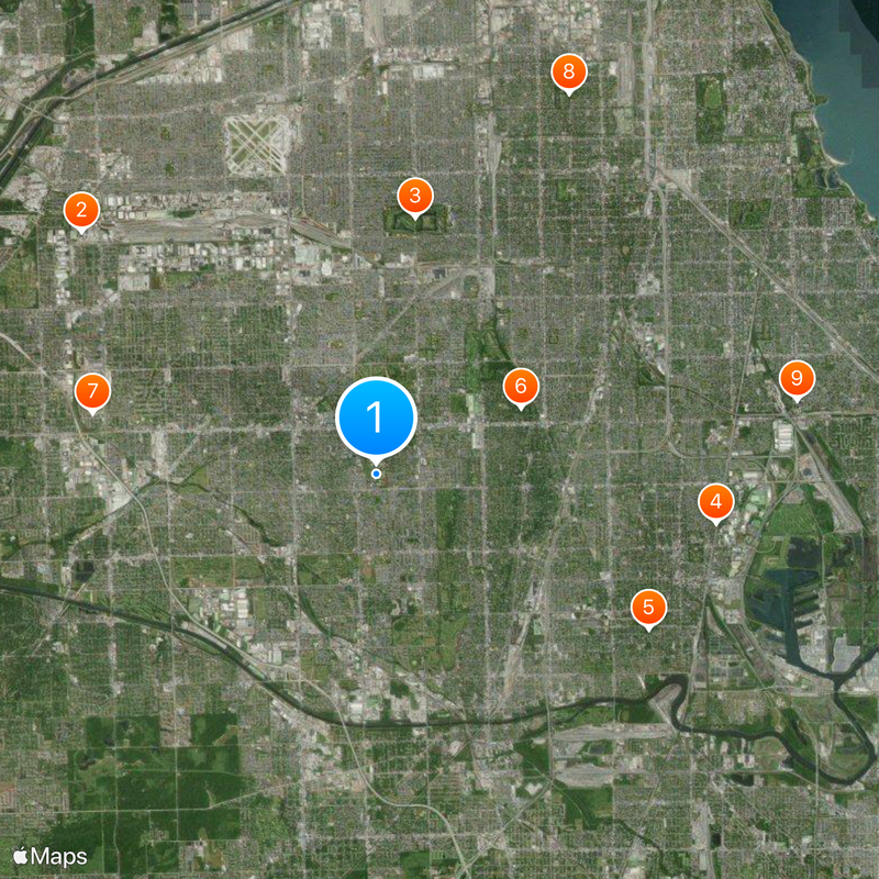 Saint Xavier University Map