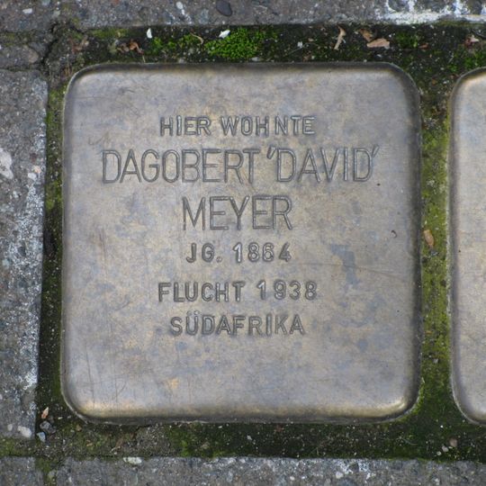 Stolperstein en memoria de Dagobert Meyer