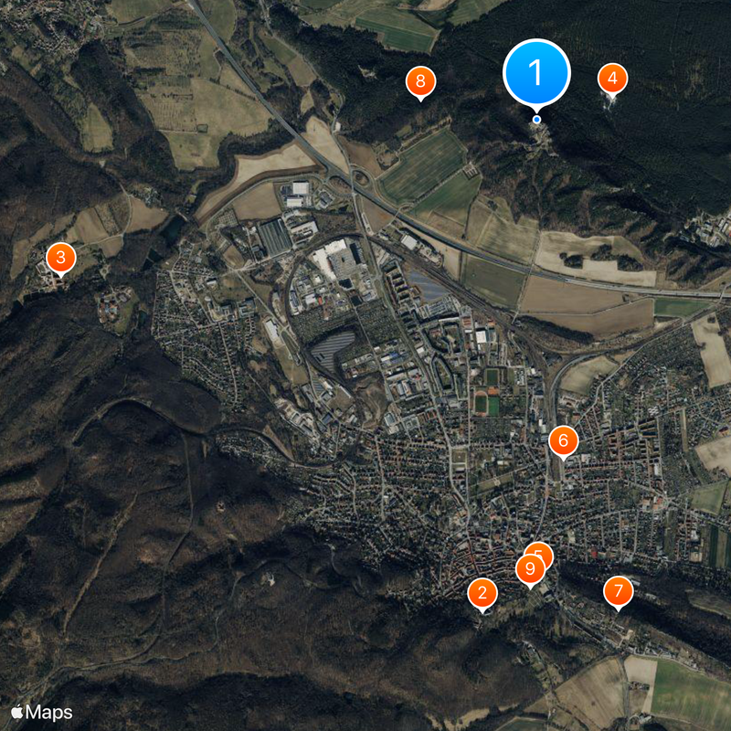 Regenstein Castle Mappa