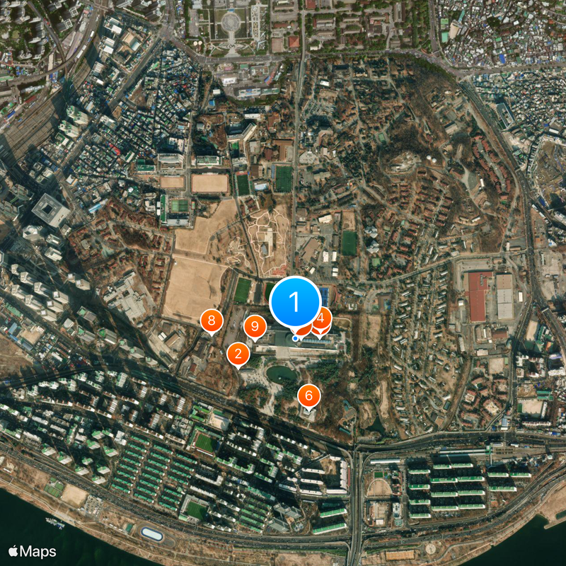 National Museum of Korea Map