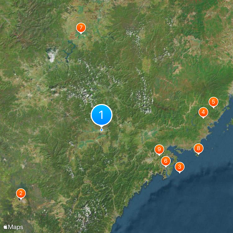 Prefettura autonoma coreana di Yanbian Mappa