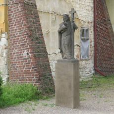 Socha Krista v Kapucínské zahradě v Žatci