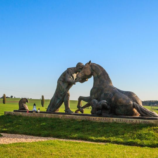 Památník jezdecké srážky u Střezetic roku 1866