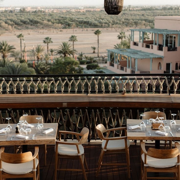 Rooftop Garden al Nobu Hotel Marrakech