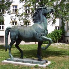 Schreitendes Pferd