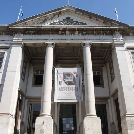 Núcleo principal da antiga Escola Politécnica - Faculdade de Ciências da Universidade de Lisboa