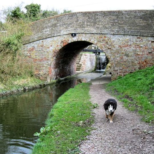 Grand Union Canal Aylesbury Arm Bridge Number 3 And Lock Number 8 Adjoining On East