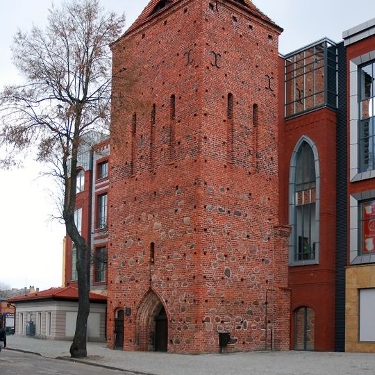 Tower of Saint Nicholas church in Szczecinek