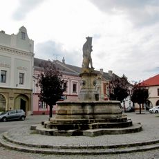 Kašna se sochou svatého Václava