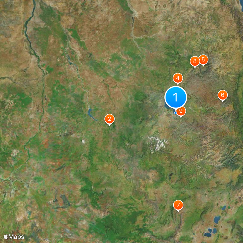 Blue Nile Map