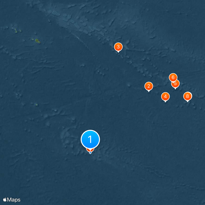 Rapa Iti Map