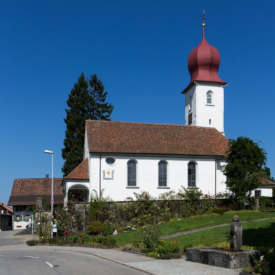Ehemalige Pfarrkirche mit Pfarrhaus
