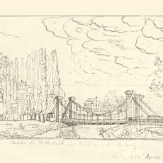 Chain bridge in Strážnice