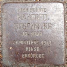 Stolperstein dedicated to Manfred Rosenberg