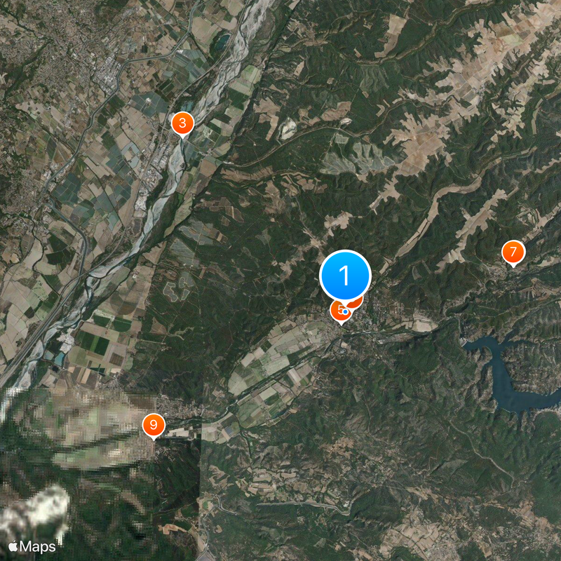 Gréoux-les-Bains Map