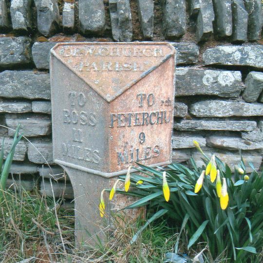 Milepost, Church View, The Rhydd